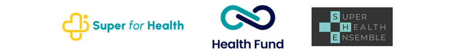 Super for Health, Health Fund and Super Health Ensemble logos